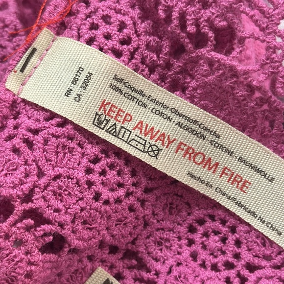 Free People Pink Lace Crop Top - Picture 9 of 9